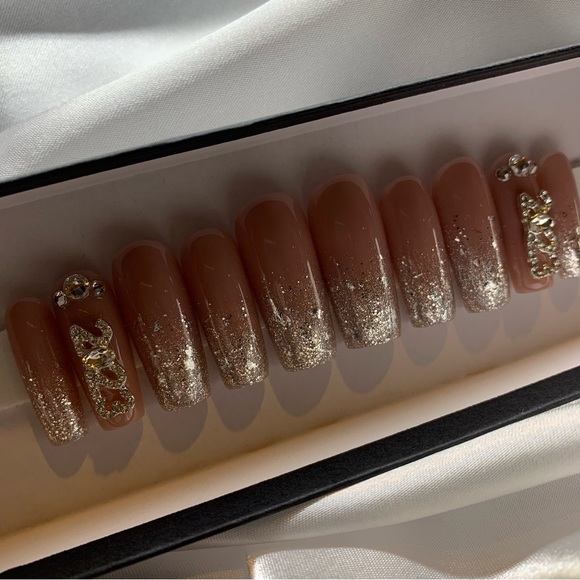 2023 Winter Glitter Fade Press On Nails - Picture 9 of 9